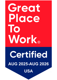 Great Place to Work Badge White Outline copy